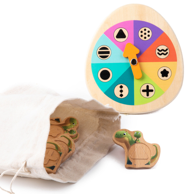 Weiwei Tiger Little Dinosaur Toys sensoriales para niños y niñas 4-6 años Montessori Educación temprana Bloques de construcción Juguetes educativos para niños image 5