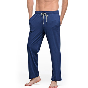 Foreign trade Men's cotton comfortable pajama pants 2022 spring and autumn home leisure trousers loose sports yoga casual pants