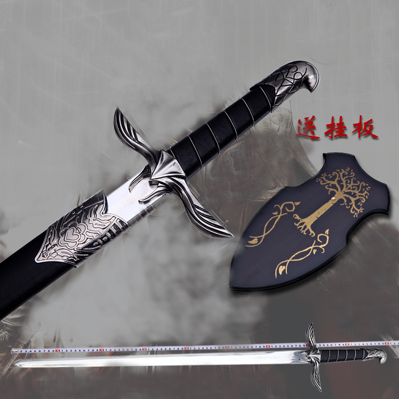 影视道具刺客信条阿泰尔之剑 康纳游戏骑士配剑武器模型剑未开刃
