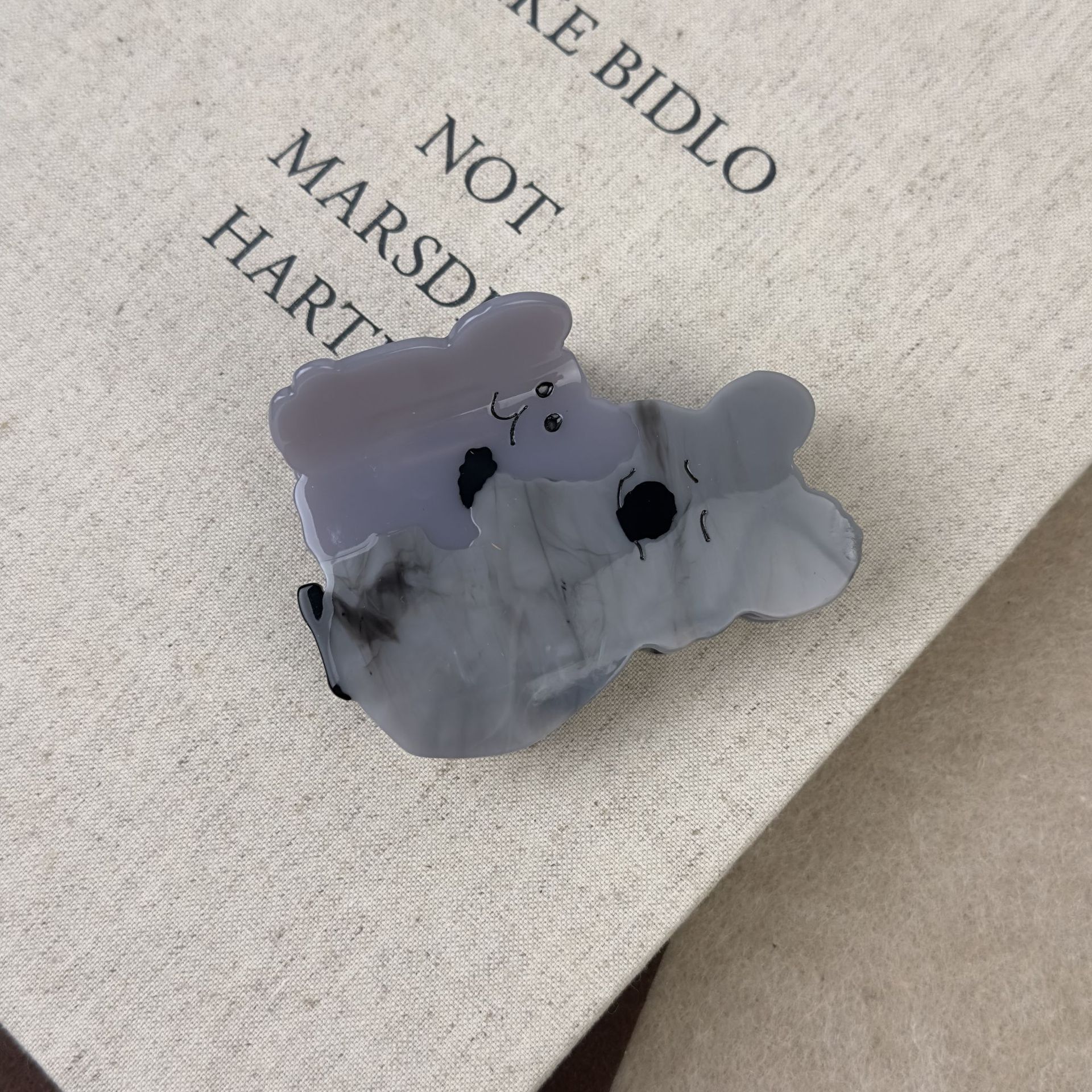 Französische süße Tier Kaola Acetat Haarnadel weibliche große Nische kreative Clip Hinterkopf Haar-Accessoires 2023 Neu_voghion.com