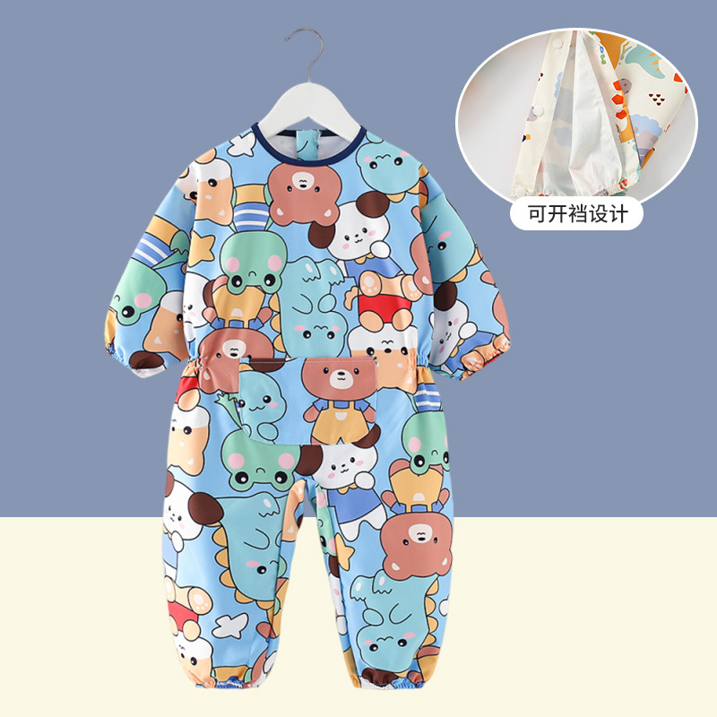 Mameluco Impermeable de Gateo para Bebés de Fibra de Poliéster, Protege Todo el Cuerpo, para Gateo y Exteriores image 30