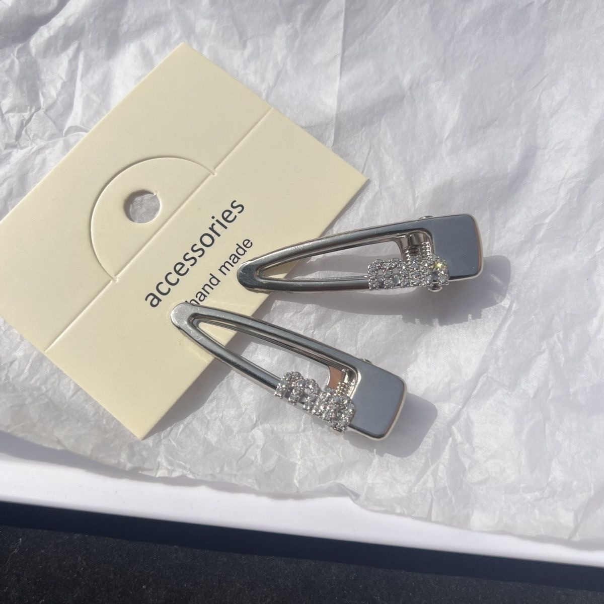 중공 최소 덕빌 클립 [종이 카드 없음]