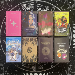 12*7cm wake me up tarot cardsは私のタロットカードの英語を起こします。