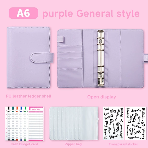 Standard Gift Pack-Purple [Budget Card 12+ zipper bag 8+ word stickers 2]