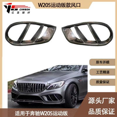 Automobile anti-insect net sports carbon fiber front