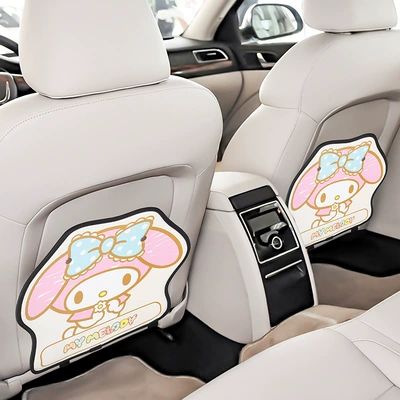 Chair back anti-kick pad, cartoon children's rear seat anti-dirty