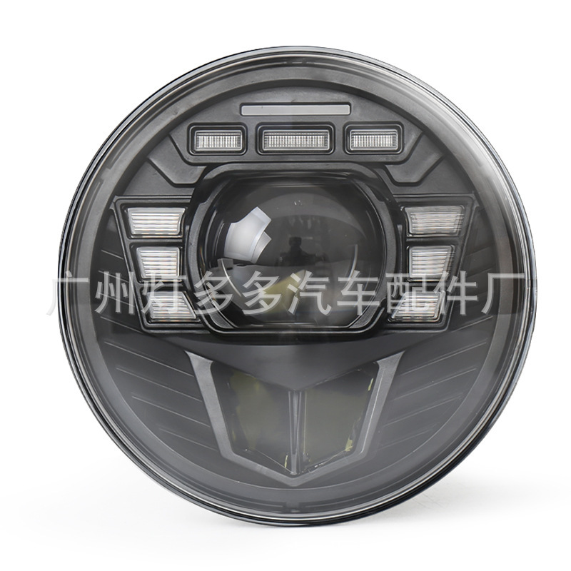 (2개) 새로운 WRANGLER HARLEY에 적합 7 인치 LED 원형 헤드 라이트 헤드 라이트 멀리 및 가까운 빛 접선 라이트 유형