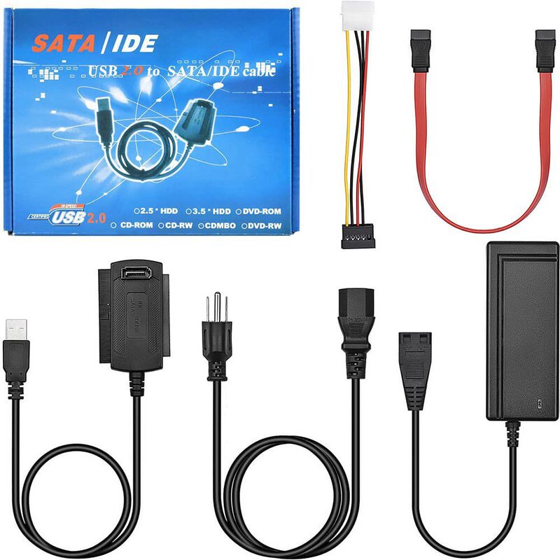 Cross-Border Exclusive Supply of Easy-Drive Cable Ide to USB with Sata External Optical Drive to USB Serial Port Parallel Port Hard Drive Reader Cross-Border Exclusive Supply of Easy-Drive Cable Ide to USB with Sata External Optical Drive to USB Serial Port Parallel Port Hard Drive Reader