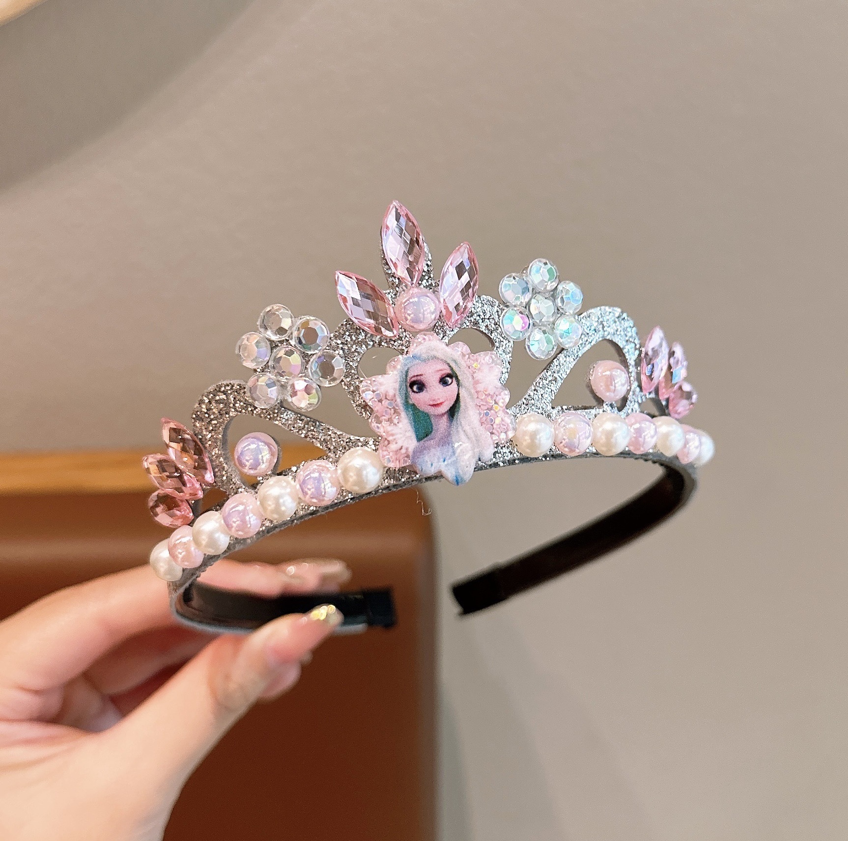 Nueva princesa Aisha clip de pelo para niños clip de pelo helado y nieve clips de pelo para niñas princesa viento lindos joyas para el pelo