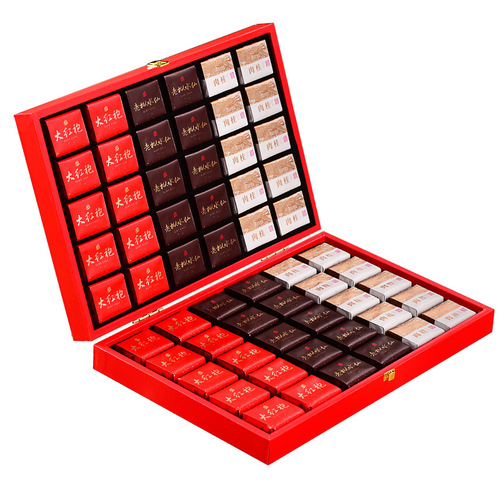 Wuyi Mountain Tea Da Hong Pao Gift Box Wholesale Cinnamon Old Congru and Water Fairy Special Grade Oolong Tea Gift