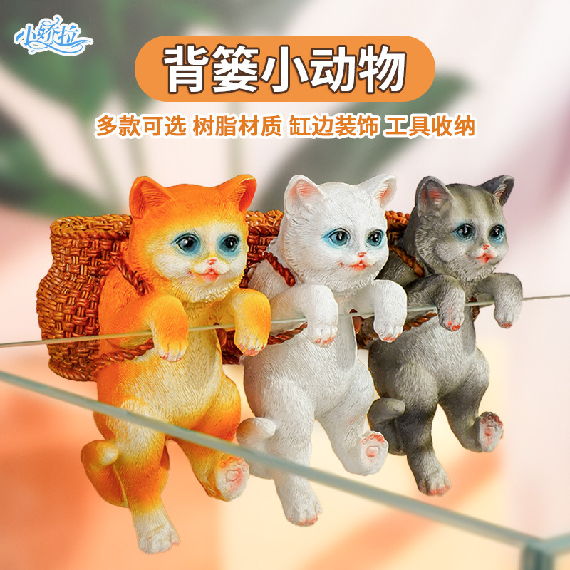 Maceta con Forma de Mochila Popular, Pecera, Decoración Creativa para Mochila, Regalo, Adorno Colgante de Resina, Maceta Colgante Artesanal