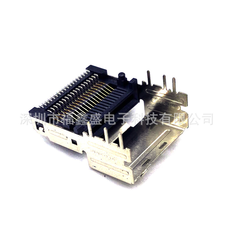 供应Mini SAS 36PIN29 SMT 连接器母座SAS29P主板22P连接器