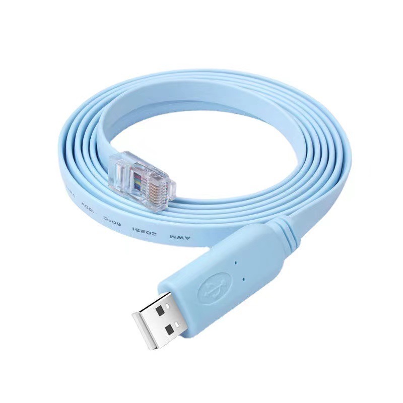 usb转console调试线USB转RJ45路由器交换机串口232配置线控制线