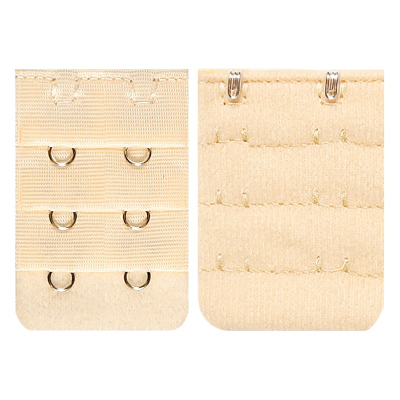 Cross-Border Underwear Stainless Steel Buckle Bra Bra Buckle Two Rows Three Buckles Three Rows Elastic Adjustment Underwear Extension Buckle