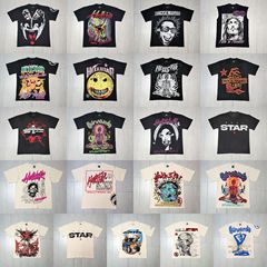クロスボーダー高品質ヘルスター純綿Tシャツ正しいバージョンヘルスター欧米トレンドブランドラウンドネック半袖夏