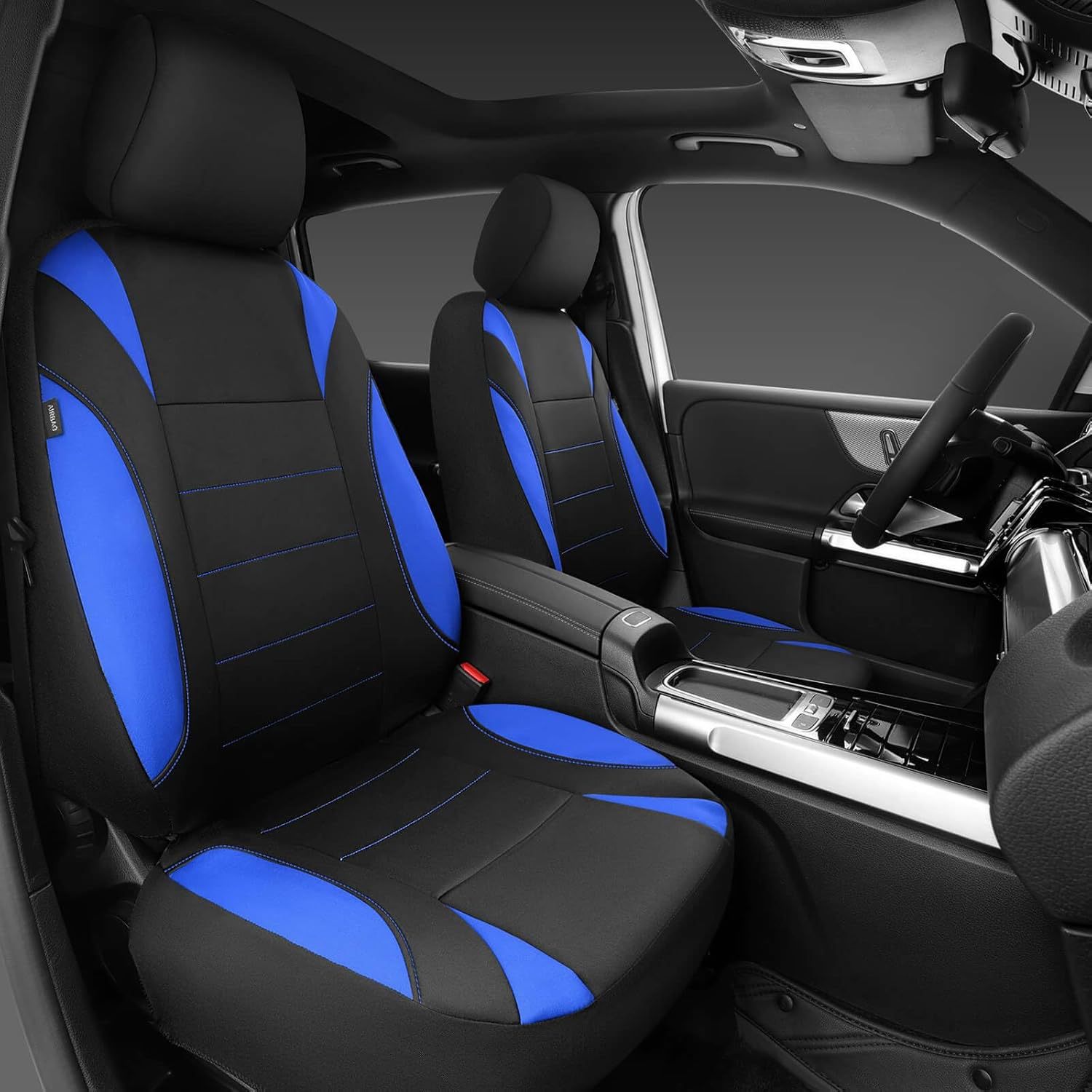 Pu Single-Line Crescent Leather Style Universal Car Seat Cushion Cover Amazon Temu Car Seat Cover