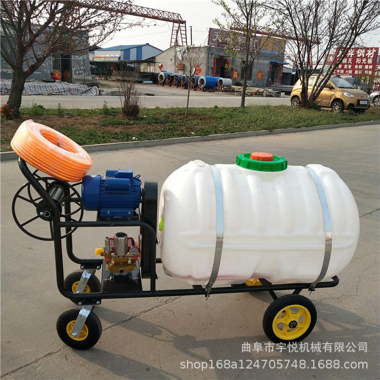 汽油手推式打药机 高压农用喷雾器 养殖场消毒喷药机
