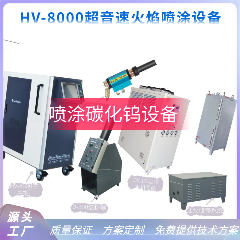 源头工厂热喷涂设备 耐磨涂层加工 HV-8000 火焰喷涂系统