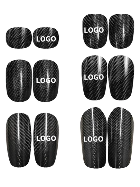 Cross-Border Professional Competition Football Shin Guards Carbon Fiber Football Shin Guards Children's Ultra-Light Mini Football Shin Guards