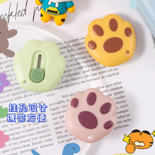 Bear claw meat ball kitten utility knife open express box small fresh cute portable stationery universal paper cutting knife