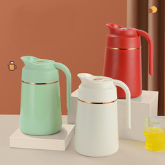 316 Stainless Steel Thermos, Large-Capacity Household Water Bottle, Tea-Infusing Kettle, Insulated Water Jug, Heating Pot, Customizable Coffee Maker