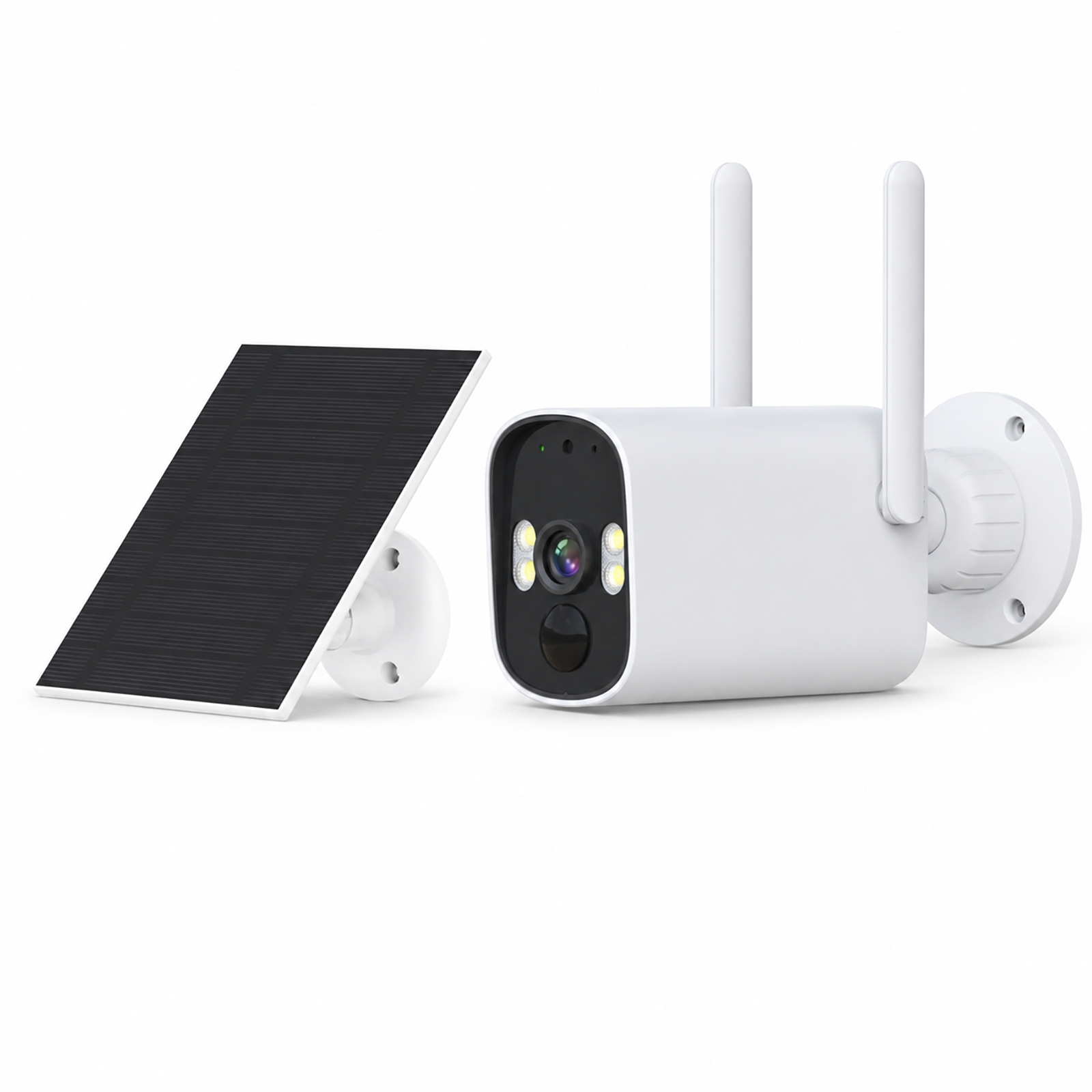 Cámara de vigilancia al aire libre transfronteriza con panel solar de baja potencia de fábrica impermeable inalámbrica inteligente iCSee máquina de arma