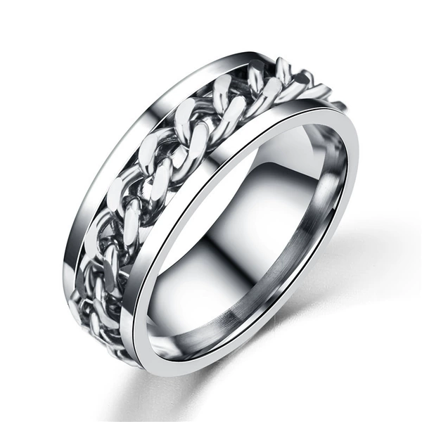Silver chain, 8mm