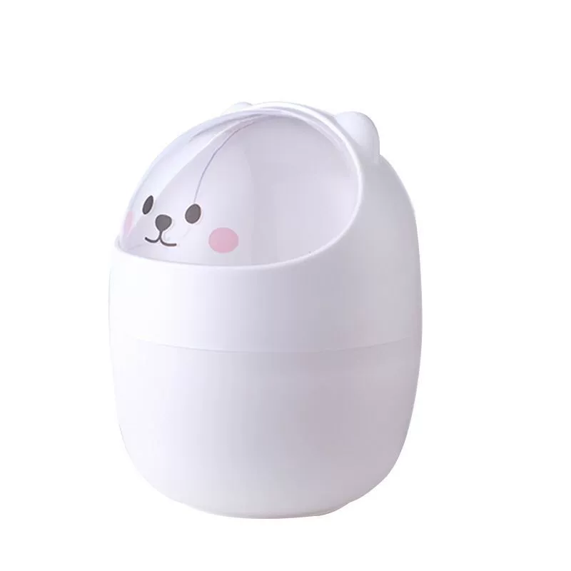  Small garbage can for bed, storage system, with little bears