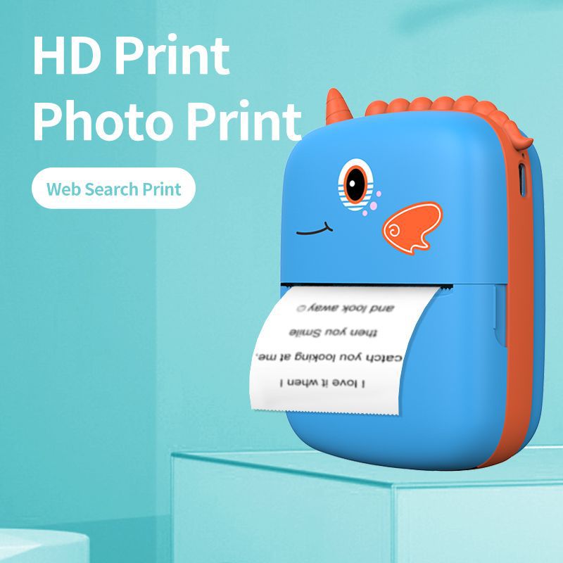 Impresora adhesiva térmica portátil Bluetooth sin tinta Impresora de preguntas incorrectas de estudiante A8 transfronterizo se puede conectar al teléfono móvil