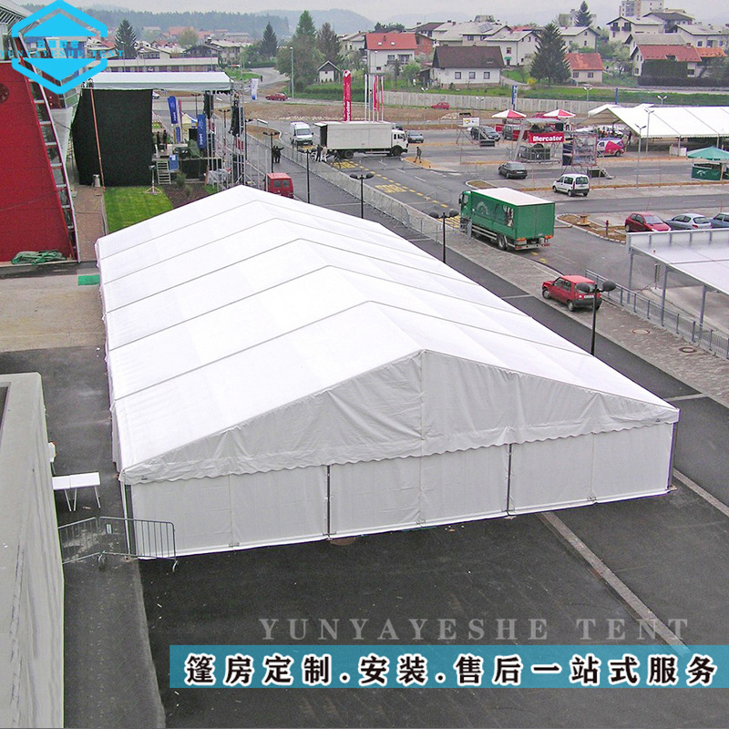 铝合金篷房大型户外人字顶篷房 移动仓储展会大棚 活动车展帐篷