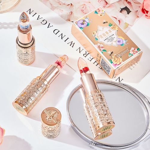 XRoland Petal Jelly Color Changing Lipstick Lipstick Warm Changing Lipstick Lazy No Makeup Nude Makeup Manufacturer Wholesale Delivery