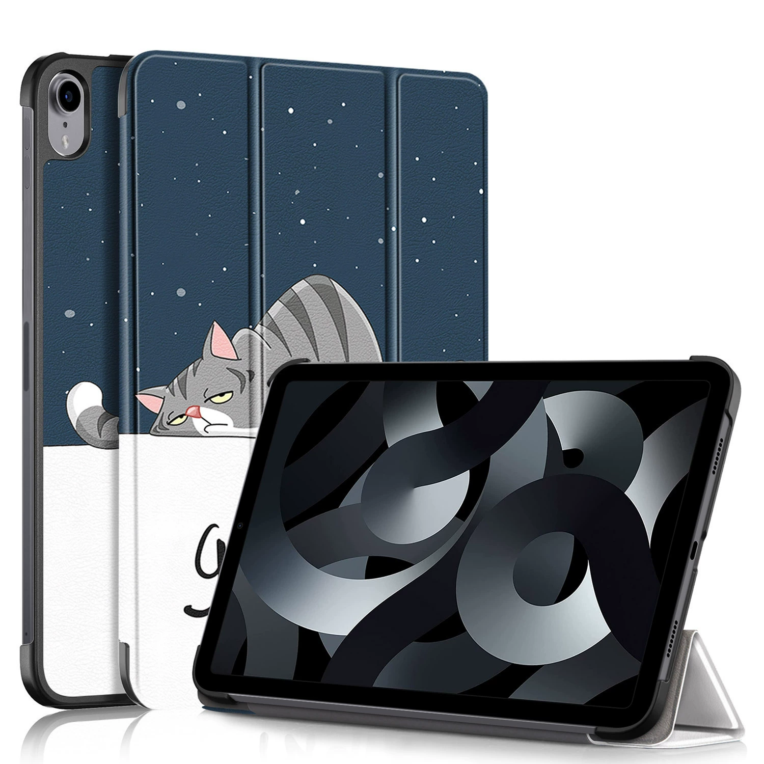 Подходит для iPad 10-го поколения 10.9 2022, плоский защитный чехол, кожаный чехол для iPad 10.9 2022