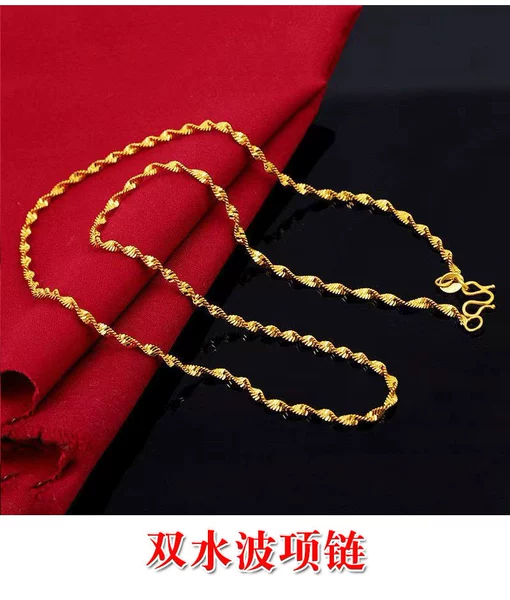 【WBZ114-1】【Ruyi Buddha Pendant + Double Water Wave Chain】