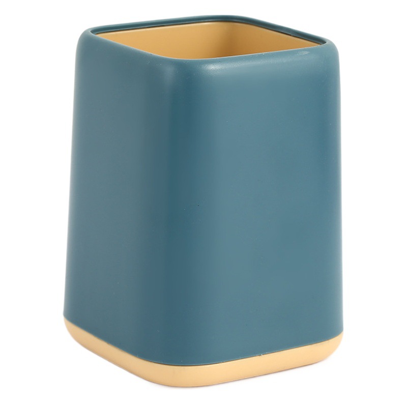 Titular de pluma de costura de dos colores titular de la pluma de almacenamiento multifuncional titular de maquillaje para estudiantes simple creativo Red roja titular de la pluma logotipo publicitario