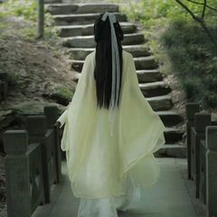 清冷汉服成人女魏晋风直裾古装小个子超仙气清新淡雅古风