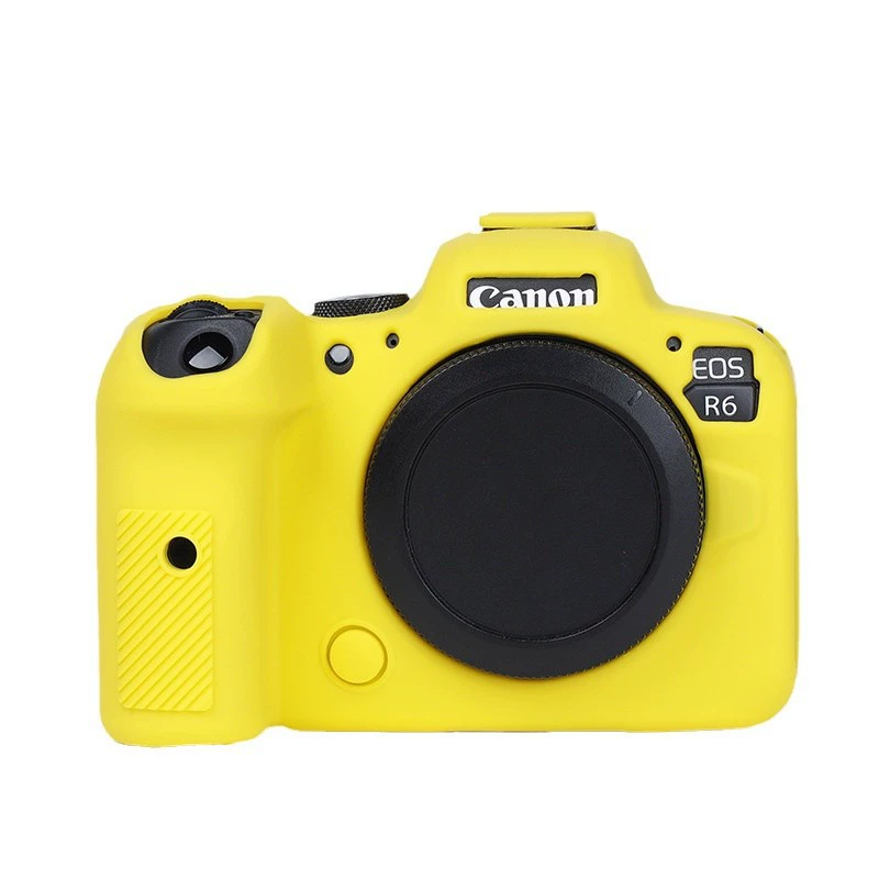 Canon, совместимый силиконовый чехол для камеры, резиновый чехол, защитный кейс для фотосессий, модель R6, модель R6