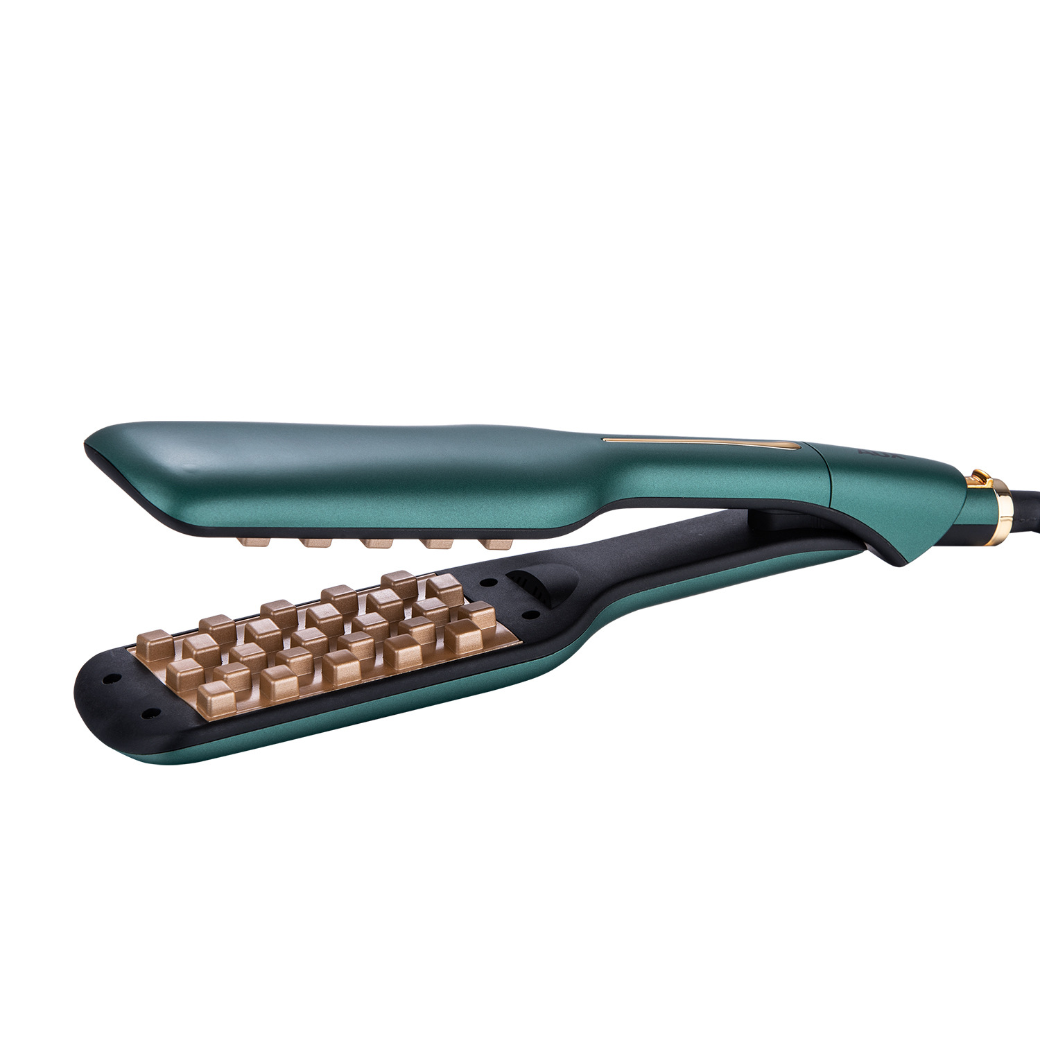 跨境货源永东S216三挡调温直发器玉米夹蓬松夹蛋蛋卷水波纹定制