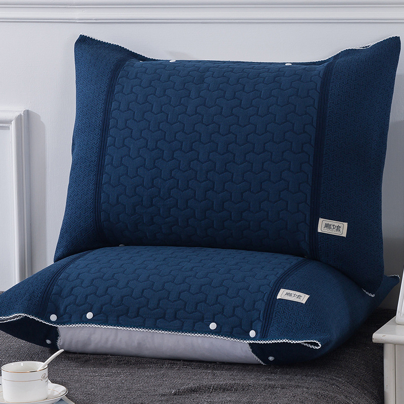 European-style pillow cover, non-slip, non-shedding, pure cotton, one pack, high-grade gauze, cotton, household fixed cover pillow cover