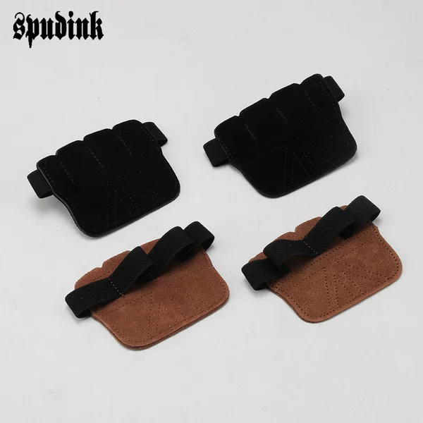 Square Cowhide Four-Finger Palm Fitness Hand Guard Single Parallel Bars pull-up Weightlifting Fitness Hand Guard for Men and Women