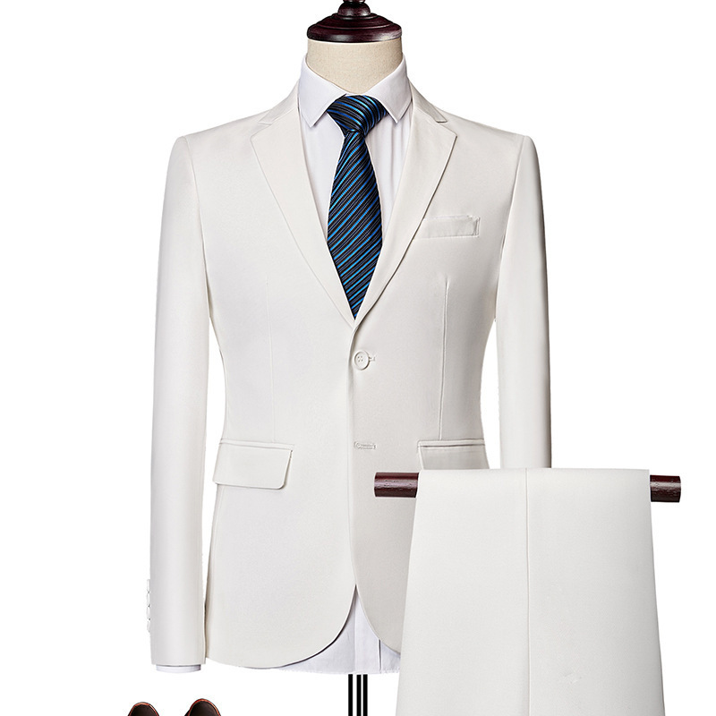 Estilo coreano casual primavera y otoño traje de los hombres slim fit negocio formal desgaste novio Ruan guapo británico pequeño traje de los hombres