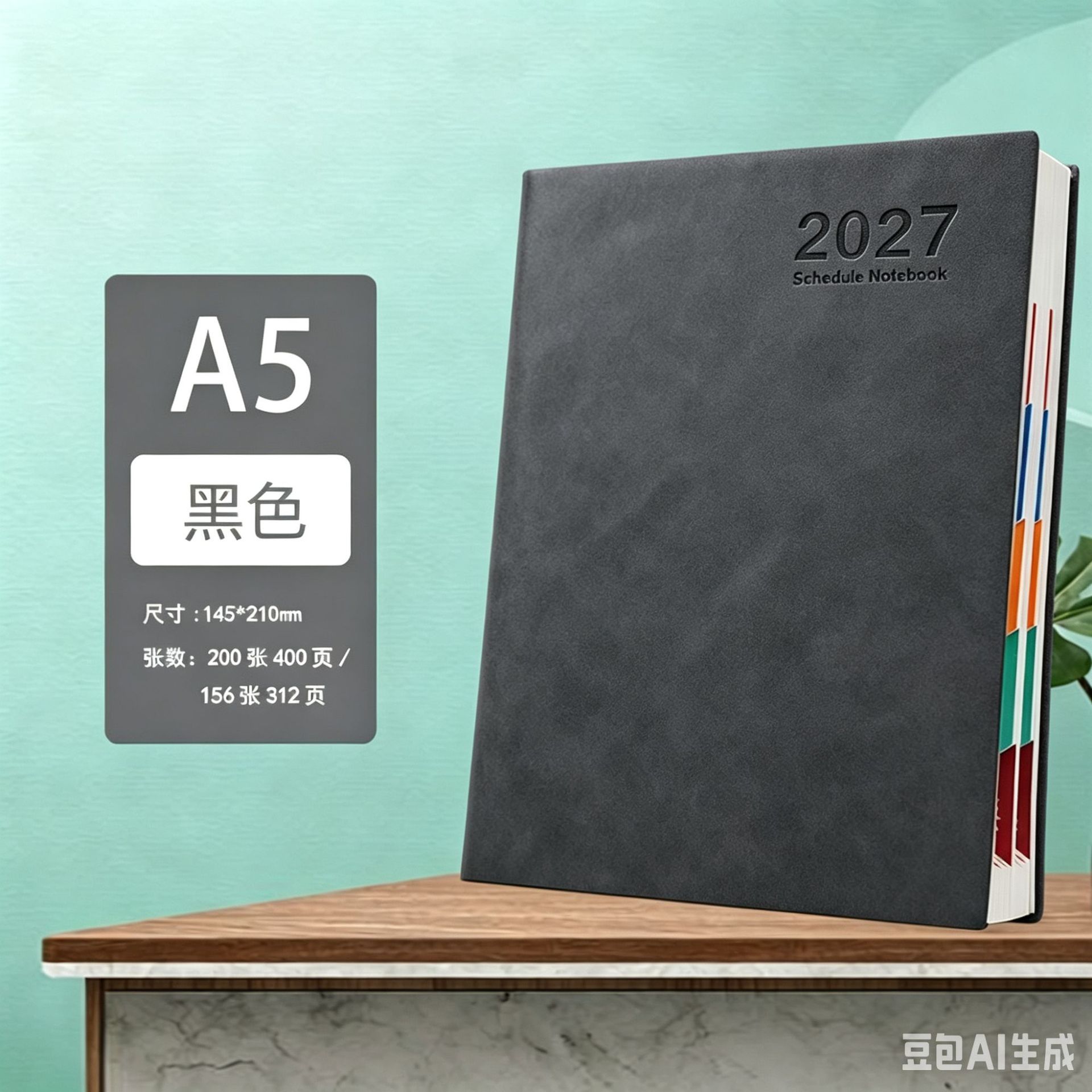 2027 calendario transfronterizo inglés español mayorista 365 días plan diario eficiencia exportación de cuadernos