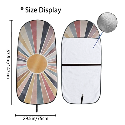 Car Seat Towel Cover Front Seat Protector Suitable for Gym and Exercise, Universal for All Seasons, Car Use 7 (Universal seat cover) - sfht121-75x150
