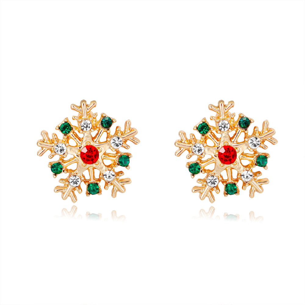 10g Weight Christmas Festival Women's Gender Cute Style Cute Drop Earrings 无