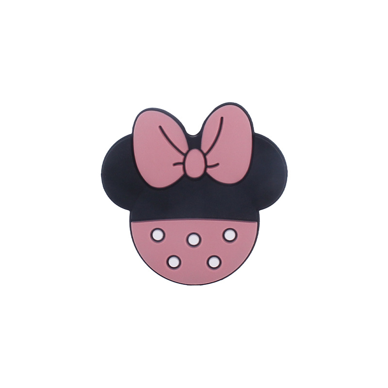 Suministros para bebés forma de dibujos animados pequeño mordedor DIY bebé molar pezón cadena teether pulsera juguete Accesorios