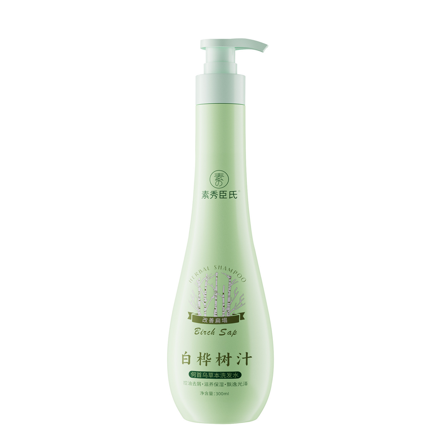Suxiu Chen jugo de abedul blanco polygonum herbal champú antiprurito anti-caspa suave fragancia controlador de aceite fabricante duradero image 7