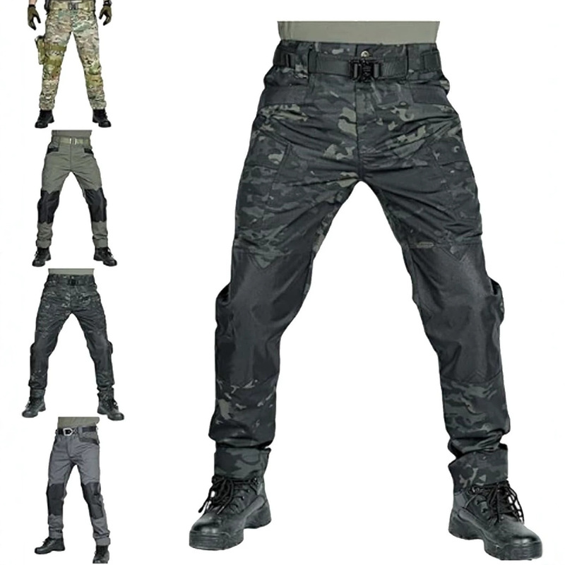 Cross-Border Foreign Trade Summer Men's Tactical Pants, Wear-Resistant Waterproof Work Pants, Direct Sales from the Manufacturer, American-Style Camouflage Training Pants Cross-Border Foreign Trade Summer Men's Tactical Pants, Wear-Resistant Waterproof Work Pants, Direct Sales from the Manufacturer, American-Style Camouflage Training Pants
