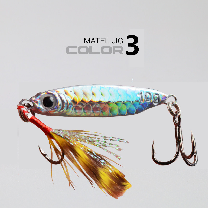 Cuchillo azul tiro largo capa de agua completa 7G-25G tiro largo Placa de hierro Luya cebo simulación Escala de pescado trucha bajo mandarín Luya