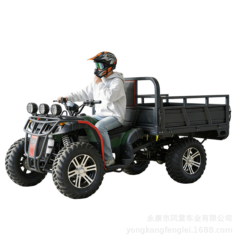 Cuatrimoto Agrícola 4WD con Volquete de Hierro y Plástico, Inicio Eléctrico para Campo image 5