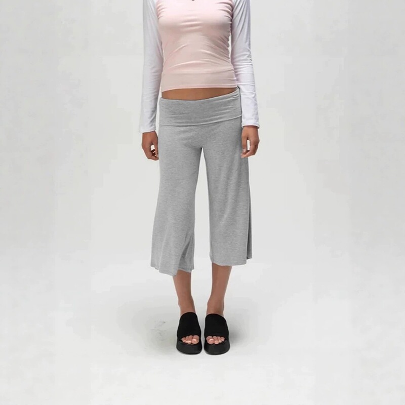 Amazon European and American cross-border women's summer holiday loose fashion trendy women's casual pants, three-quarter length women's trousers Amazon European and American cross-border women's summer holiday loose fashion trendy women's casual pants, three-quarter length women's trousers