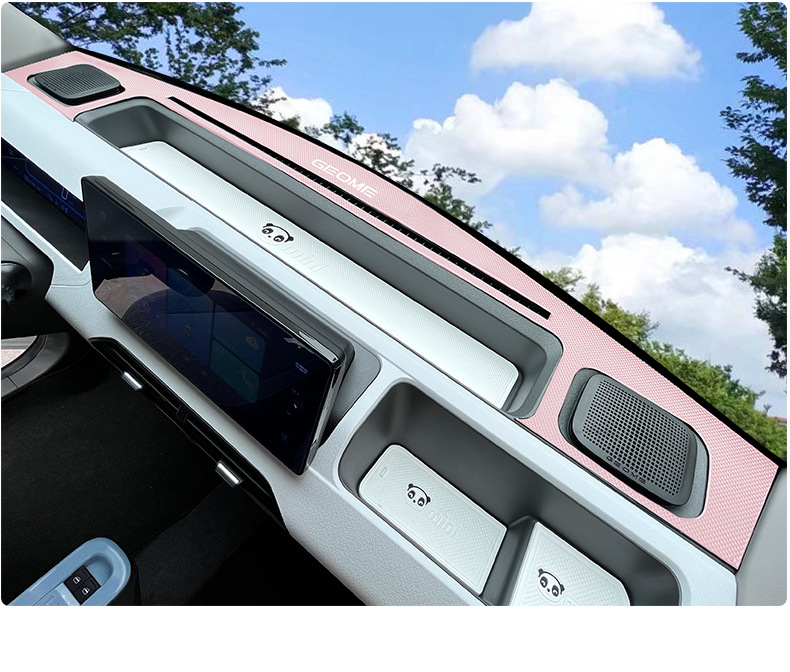 Geely Panda Light Avoidance Pad Interior Mini Car Modification Central Control Integrated Instrument Panel Anti-Slip Pad Accessories Door Slot Pad